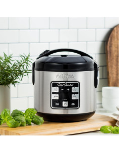 Arrocera Digital Acero Inoxidable Aroma 8 Tazas ARC-914SBDS 2