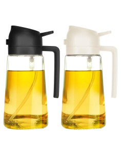 Botella Dispensadora de Aceite 470ml GXIQYL 2 en 1 Cocina