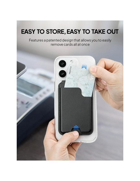 Cartera Magnética iSee MagSafe para iPhone 16/15/14/13/12 Wisteria