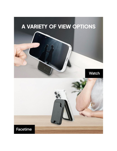 Cartera Magnética iSee MagSafe para iPhone 16/15/14/13/12 Wisteria