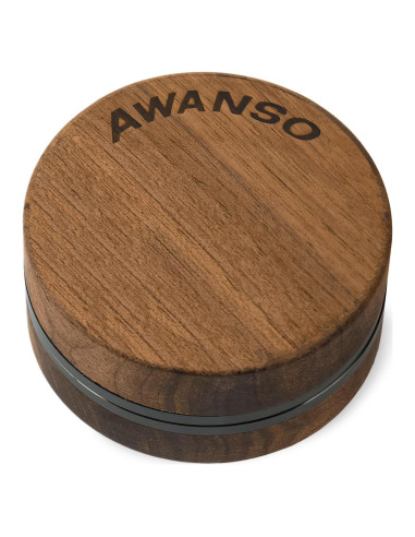 Molino de Especias Manual Awanso de Madera de Nogal 6.35 cm