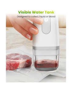 Sellador al Vacío FEPPO S30-W Compacto Blanco con 30 Bolsas 2