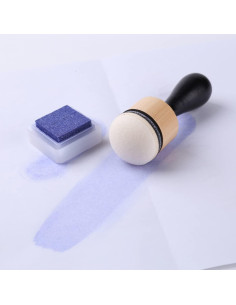 Juego de 46 Piezas Herramienta Mini Difuminado Tinta BAOFALI 2