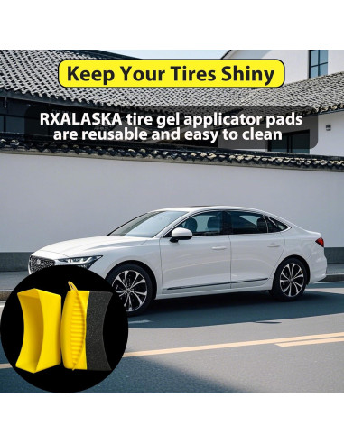 Almohadillas Aplicadoras de Brillo para Neumáticos RXALASKA - 2 Pcs