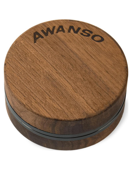 Molino de Especias Manual Awanso de Madera de Nogal 6.35 cm