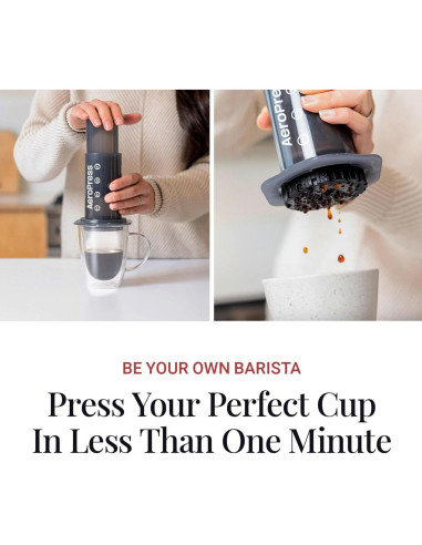 Cafetera AeroPress Original 3 en 1 Gris Manual 0.18 kg