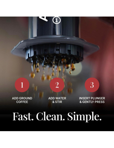 Cafetera AeroPress Original 3 en 1 Gris Manual 0.18 kg