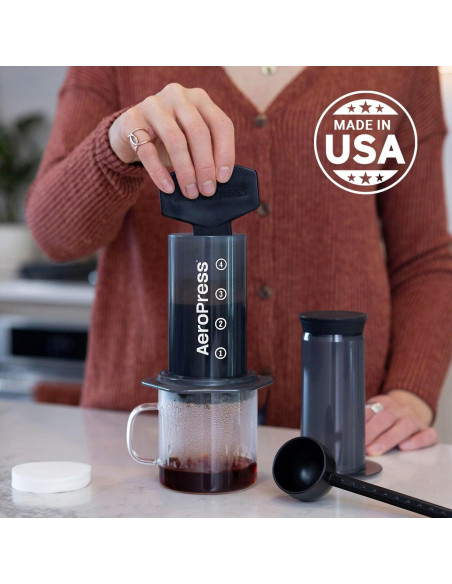 Cafetera AeroPress Original 3 en 1 Gris Manual 0.18 kg