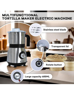 Molinillo eléctrico de especias FAOFER 500W 600ml negro 2