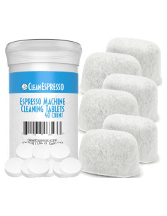 Kit de limpieza CleanEspresso para máquinas Breville - 40 tabletas