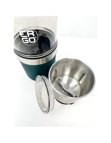 Molinillo Eléctrico de Hierbas ERGO EG-100 - Acero Inoxidable 100g