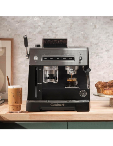 Cafetera Espresso Cuisinart EM-640 con Molinillo Integrado