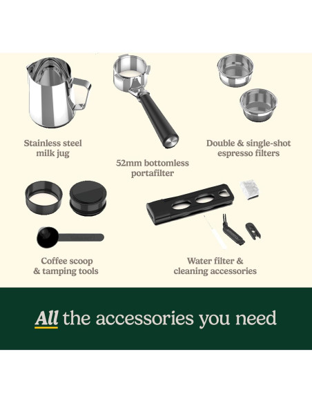 Cafetera Espresso Cuisinart EM-640 con Molinillo Integrado