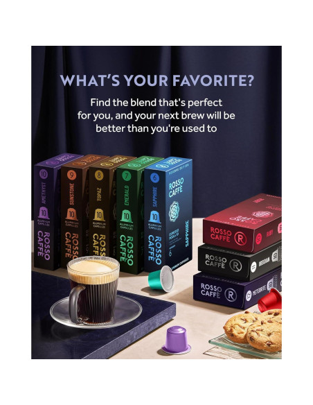 Cápsulas de Café Espresso Rosso Café - Variedad Reserva 80 Unidades