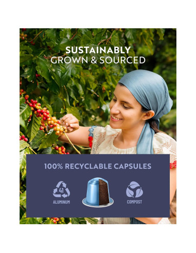 Cápsulas de Café Espresso Rosso Café - Variedad Reserva 80 Unidades