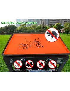 Alfombrilla de Silicona Favfully 28" para Parrilla Blackstone 2