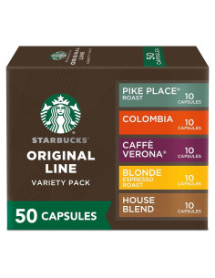 Cápsulas de Café Starbucks por Nespresso 50 Unidades