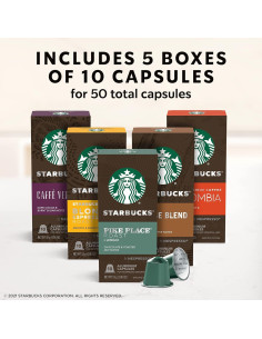 Cápsulas de Café Starbucks por Nespresso 50 Unidades 2