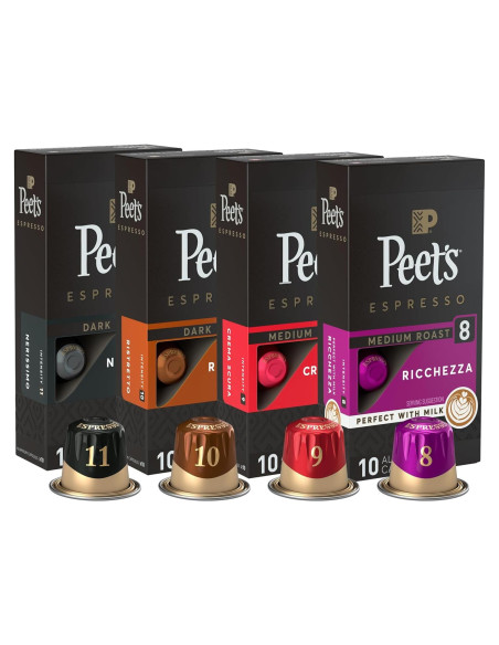 Cápsulas de Espresso Peet's Coffee Variedad 40 Unidades