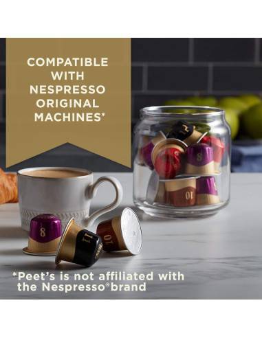 Cápsulas de Espresso Peet's Coffee Variedad 40 Unidades