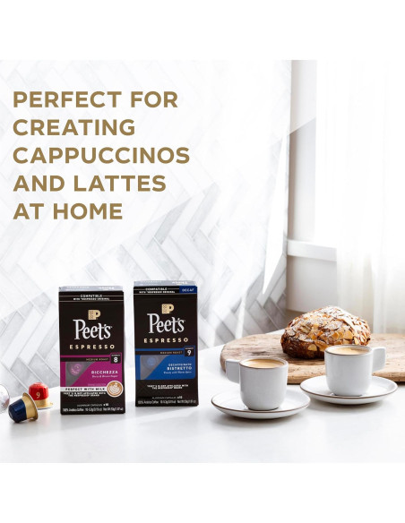 Cápsulas de Espresso Peet's Coffee Variedad 40 Unidades