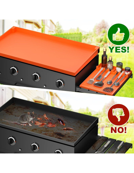 Cubierta de Silicona Joyhalo 91 cm para Plancha Blackstone