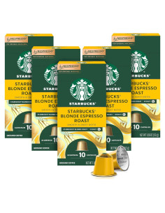 Cápsulas de Espresso Starbucks por Nespresso 50 Unidades Tostado Claro