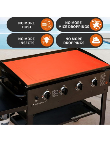 Cubierta de Silicona 91,44 cm AOBHI para Plancha Blackstone