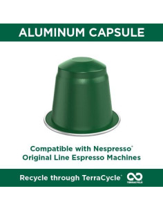 Cápsulas de Espresso La Llave 80 Unidades Aluminio Intensidad 11 2