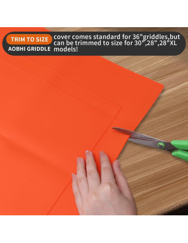 Cubierta de Silicona 91,44 cm AOBHI para Plancha Blackstone