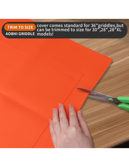 Cubierta de Silicona 91,44 cm AOBHI para Plancha Blackstone