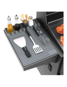 Alfombrilla de Silicona Snuggery 40,64x29,21 cm BBQ Gris