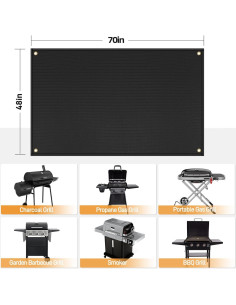 Alfombrilla Grande Amerbro 70x48cm Resistente al Calor 2