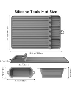 Alfombrilla de Silicona para Parrilla Blackstone 39x27cm 2