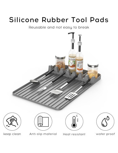 Alfombrilla de Silicona para Parrilla Blackstone 39x27cm