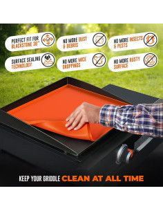Cubierta de silicona Blackstone 43x38 cm resistente al calor 2