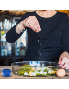 Molinillo de Especias Santa Cruz Shredder 2 Piezas Azul 5.58 cm 2