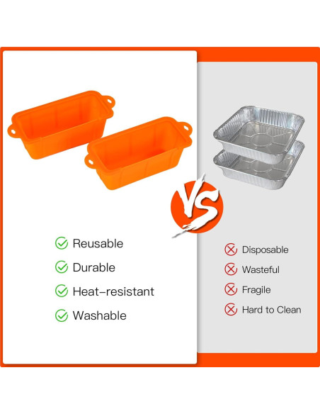 Funda de Silicona para Taza de Grasa CYFIE 2-Pack 73,3 cm