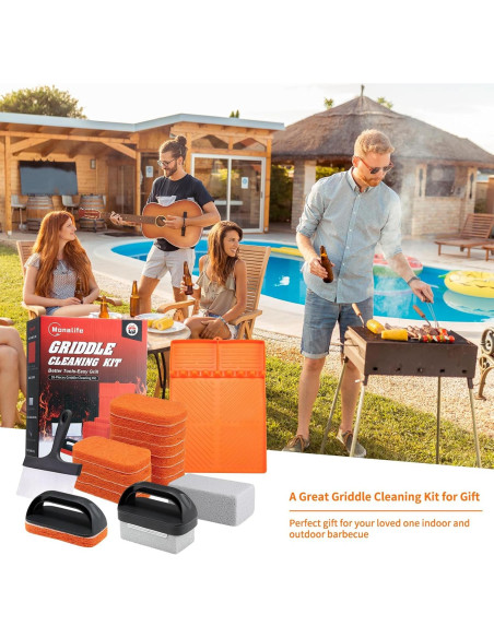 Kit de limpieza para parrilla Blackstone 18 piezas