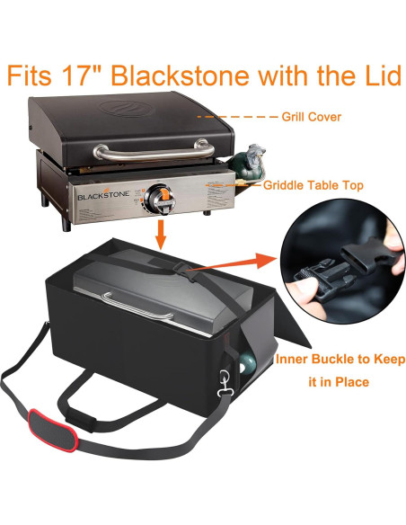 Bolsa de transporte para plancha Blackstone 17" impermeable