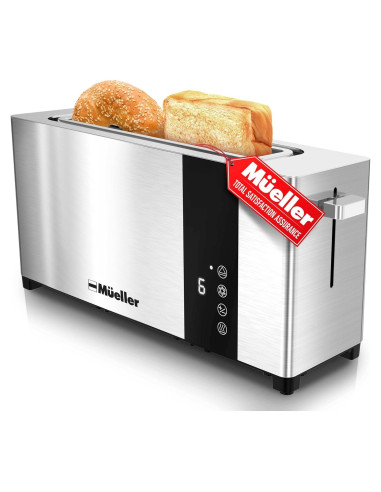Tostadora Mueller UltraToast Acero Inoxidable 2 Rebanadas