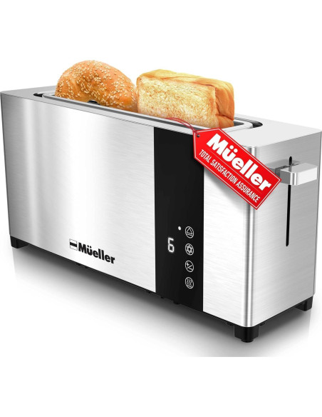 Tostadora Mueller UltraToast Acero Inoxidable 2 Rebanadas