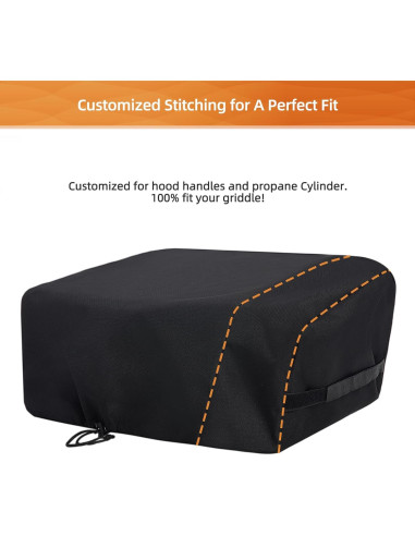 Cubierta para Parrilla NOELIFE 17" Impermeable y a Prueba de Viento