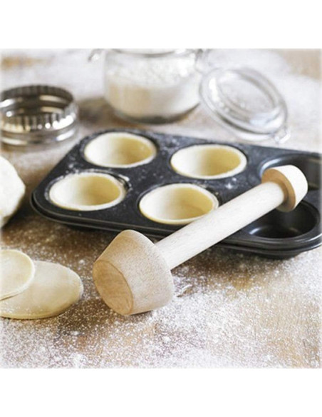 Prensador de Pastelería Weicoca de Madera Grande Redondo