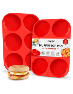 Moldes de Silicona Jumbo Puyeipt para Hornear Huevos 10 cm