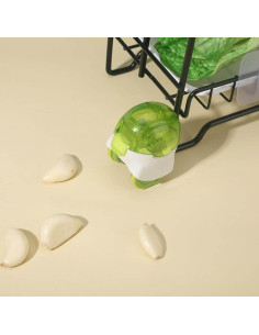 Rodillo Picador de Ajo ComfyDomus - Manual, Acero Inoxidable, Verde 2