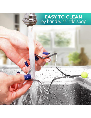 5 Moldes de Acero Inoxidable para Pancakes y Huevos