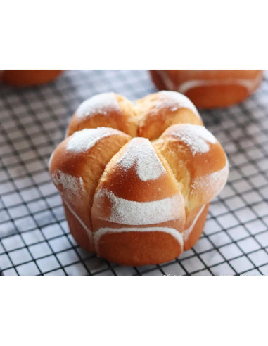 Set de 4 Moldes para Mini Tartas CHEFMADE Dorado 8,4 cm