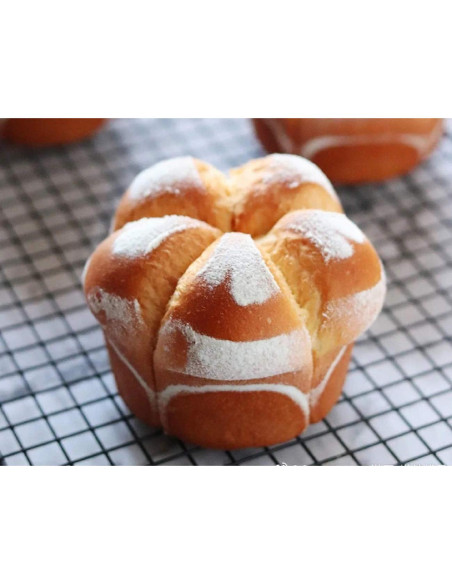 Set de 4 Moldes para Mini Tartas CHEFMADE Dorado 8,4 cm