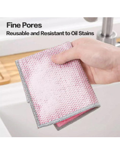 12 Trapos de Alambre RHQQ Reutilizables para Limpieza 2